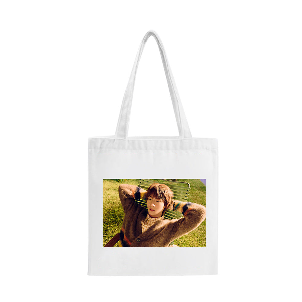 KPOP Poster Print Zipper Handbag