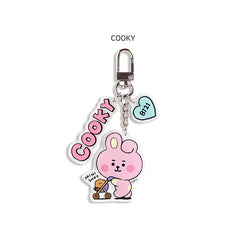 KPOP Cartoon Transparent Acrylic Keychain