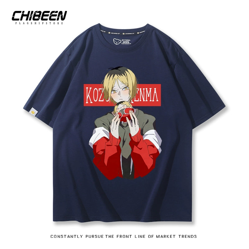 Kenma Graphic Print Short Sleeve T-Shirt
