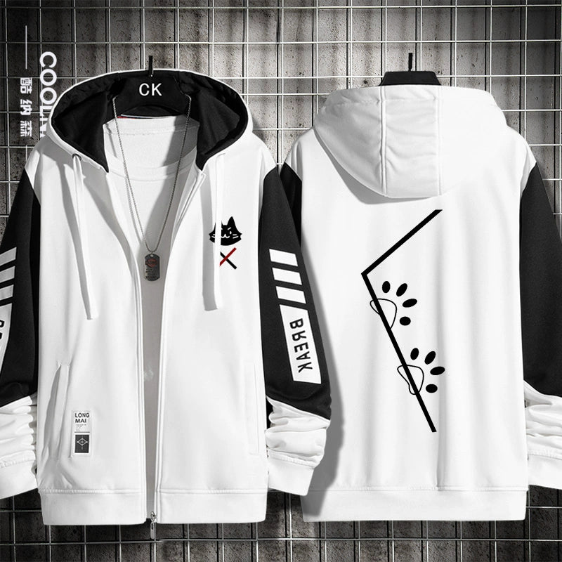 Trendy Vtuber Anime Zipper Cardigan Hoodie