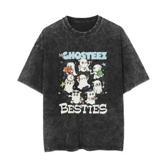 GHOSTEEZ BESTIES Cotton Washed T-shirt