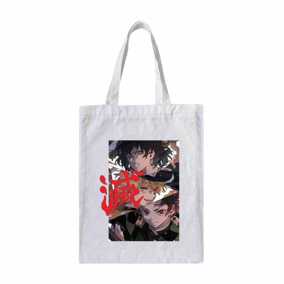 Leisure Anime Print Shoulder Tote Bag