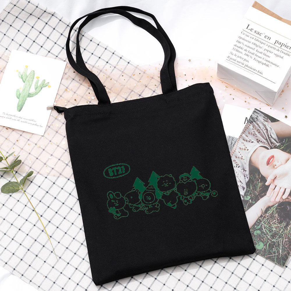 Kpop The Green Planet Shoulder Canvas Bag