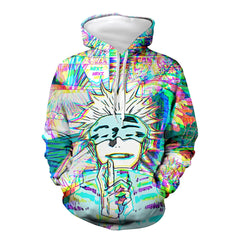 Unisex Cool Anime 3D Print Cosplay Loose Hoodie