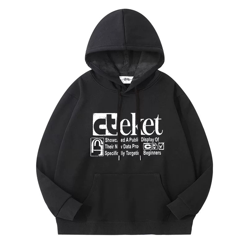KYUNGMIN Same Men's and Women's Printed Hoodie