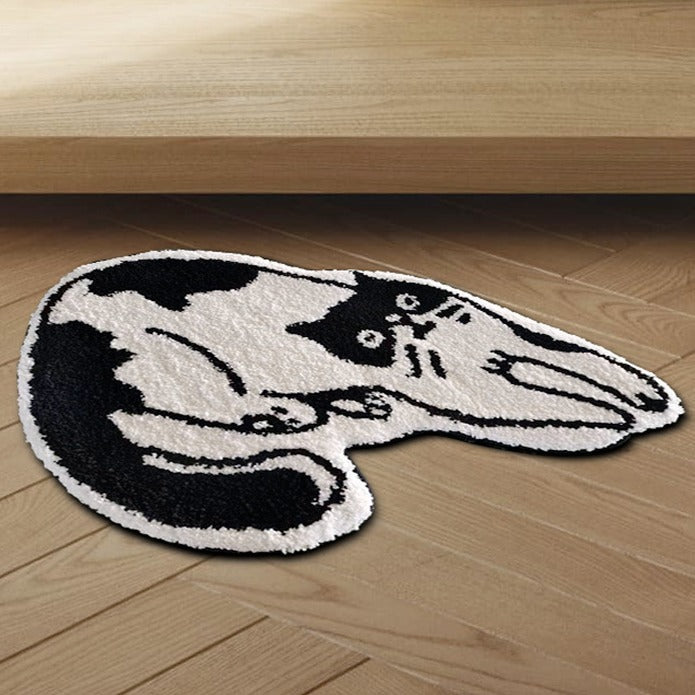 Black and White Cat MAT