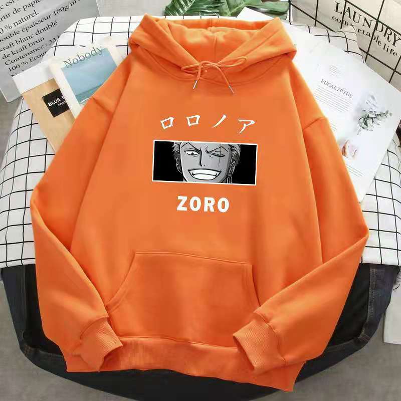 Unisex Zoro Graphic Print Casual Hoodie