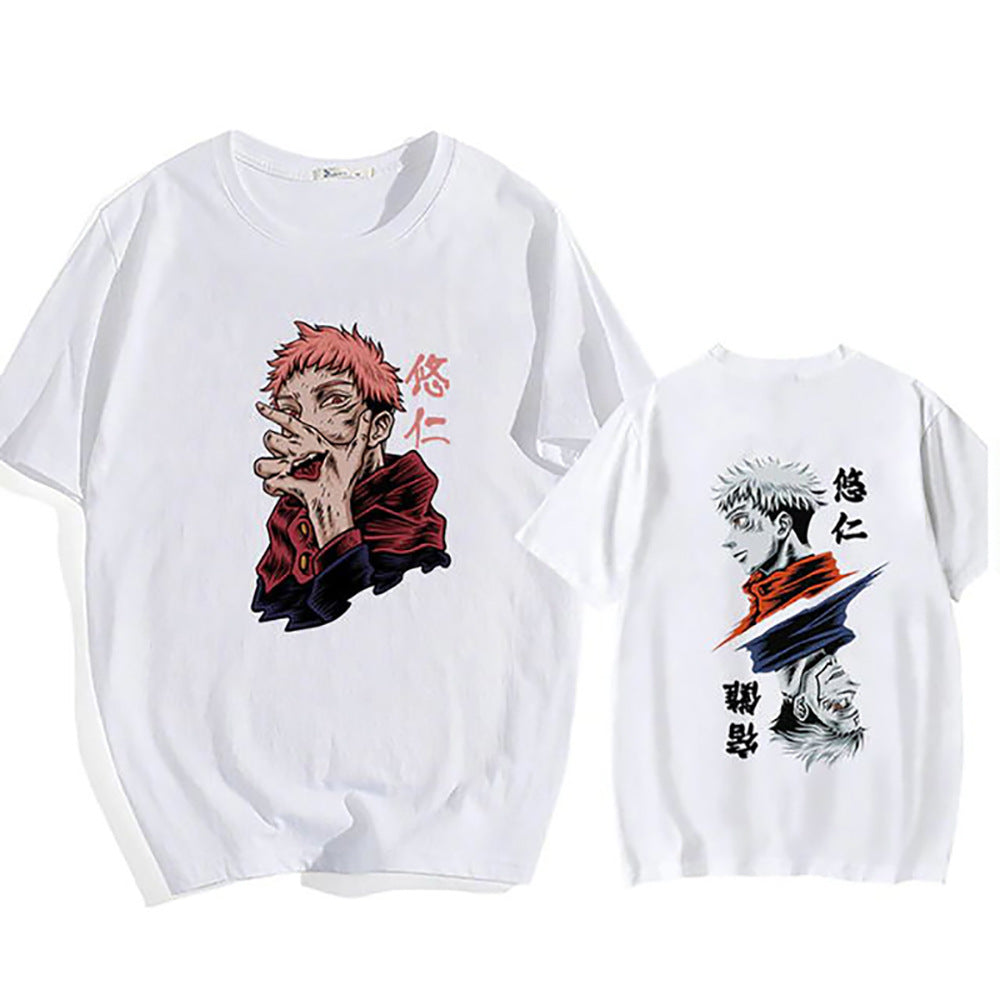 Casual Anime Summer Round Neck Short-sleeved T-shirt