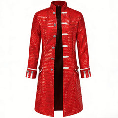 Vintage Mid Length Sequin Coat Costume