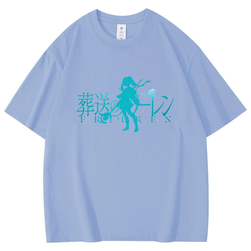 Unisex Anime Cotton Short Sleeve T-Shirt