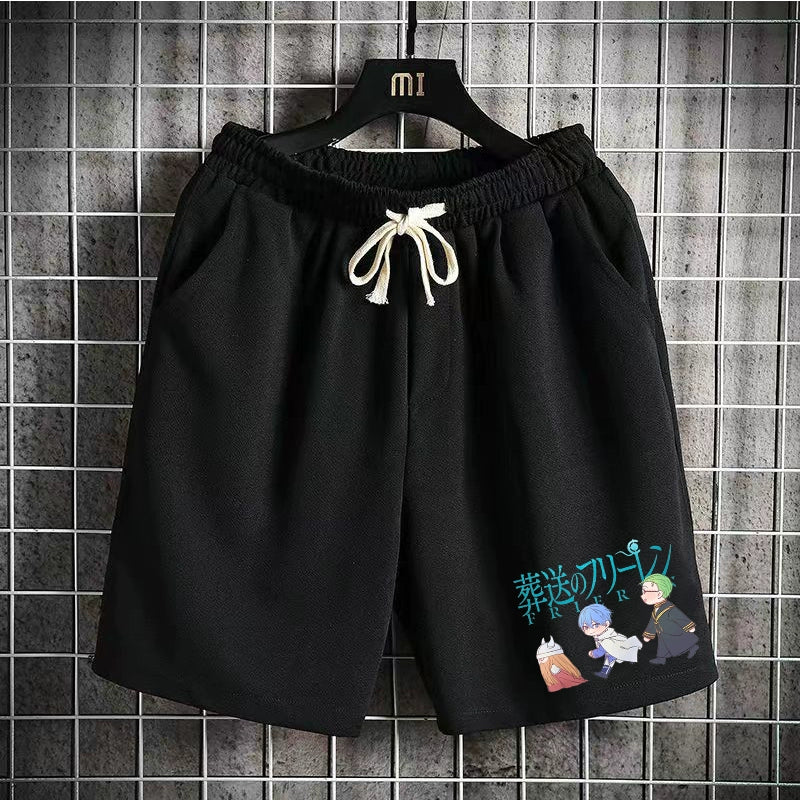 Men's Trendy Anime Loose Casual Shorts