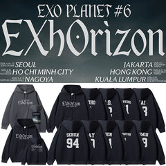 EXhOrizon Tour Zipper Hoodie Top