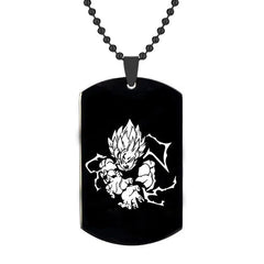 Vegeta Stainless Steel Laser Necklace