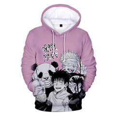 Unisex Anime 3D Printed Loose Pullover Hoodie