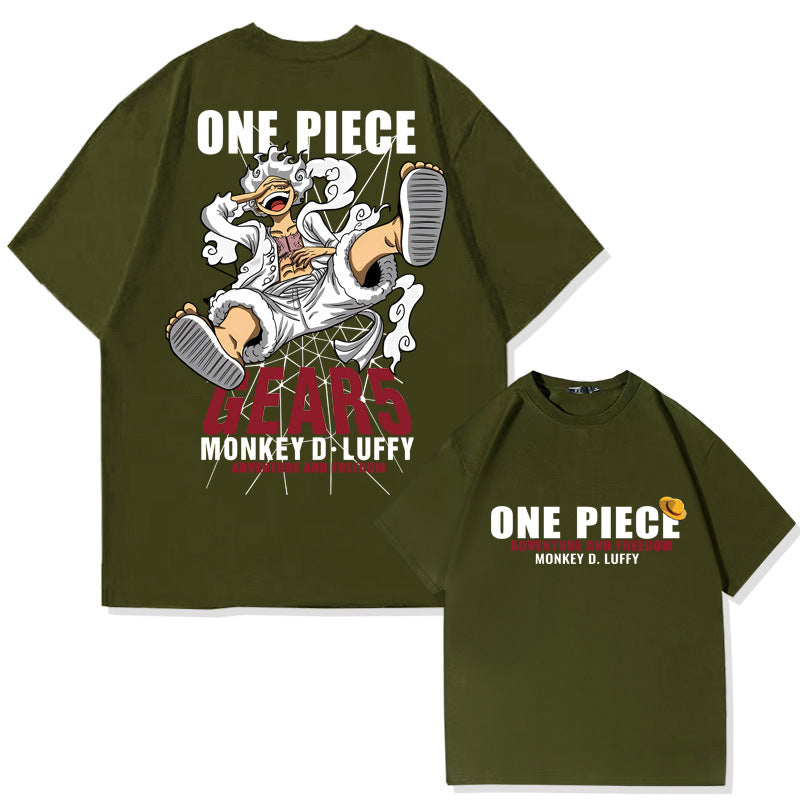 Luffy Cotton Short-sleeved T-shirt