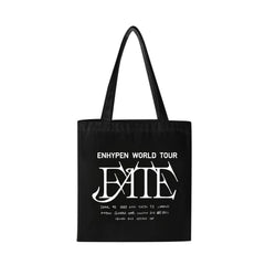 Kpop Letter Canvas Zipper Handbag