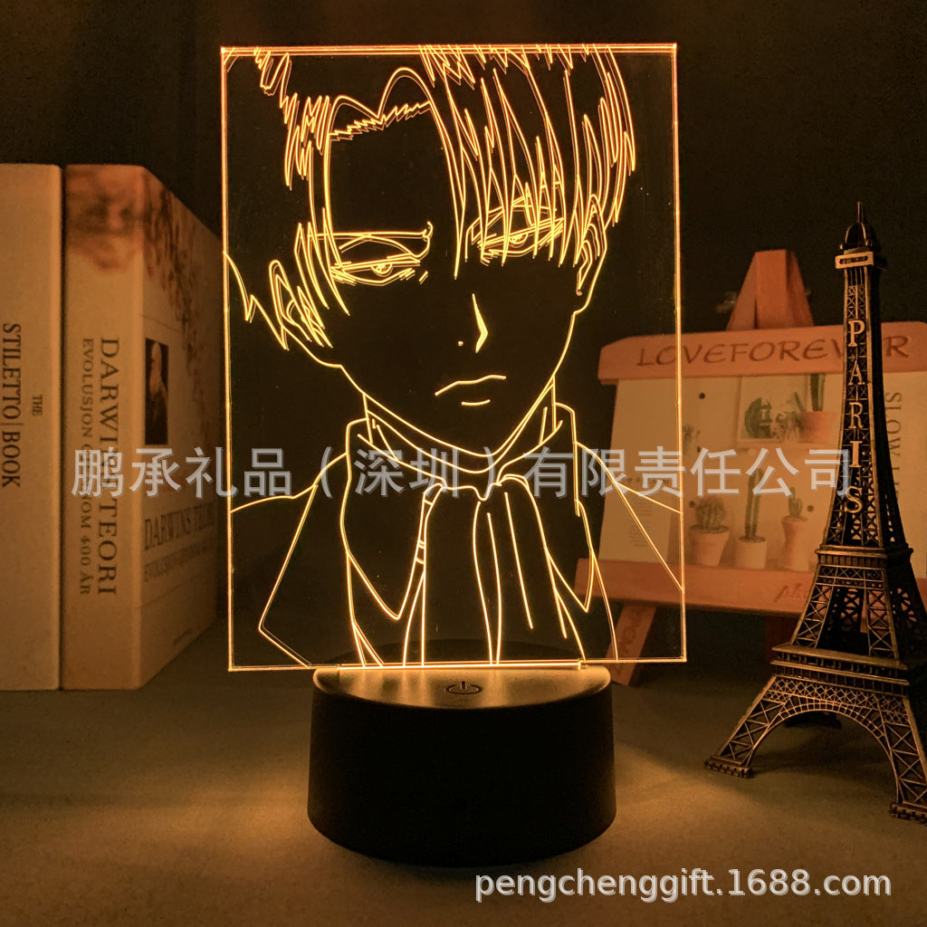 Colorful Anime Acrylic 3d Night Light