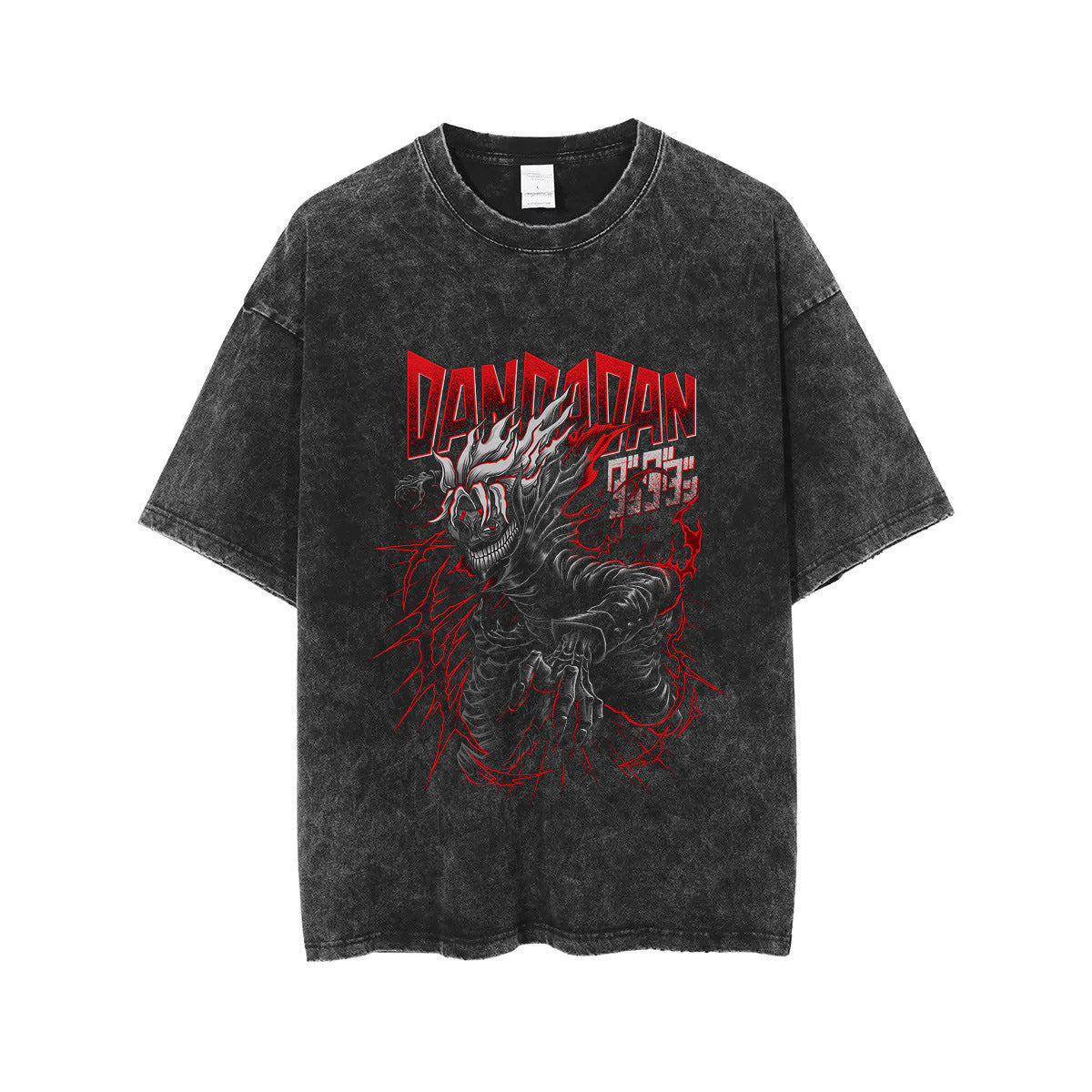 Retro Anime Printed Casual Cotton T-Shirt