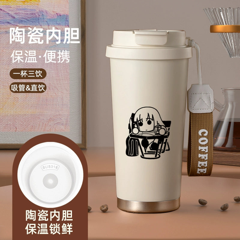 Anime Logo Coffee Thermos Cup