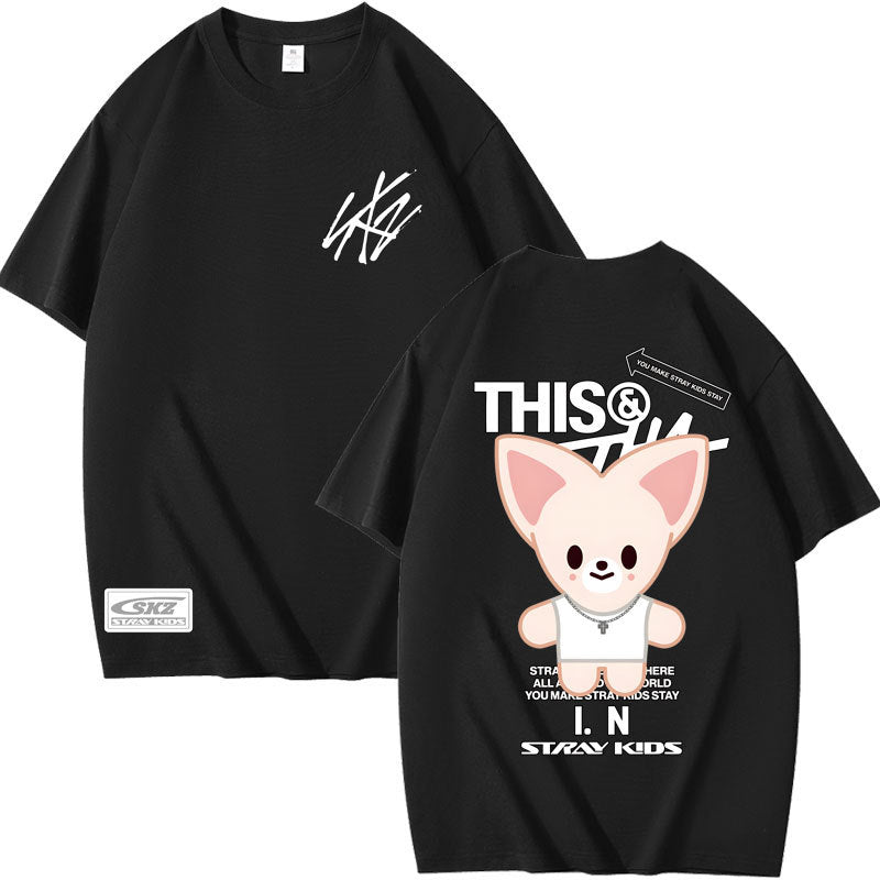 SKZ THIS & THAT Printed Summer Short Sleeve T-Shirt