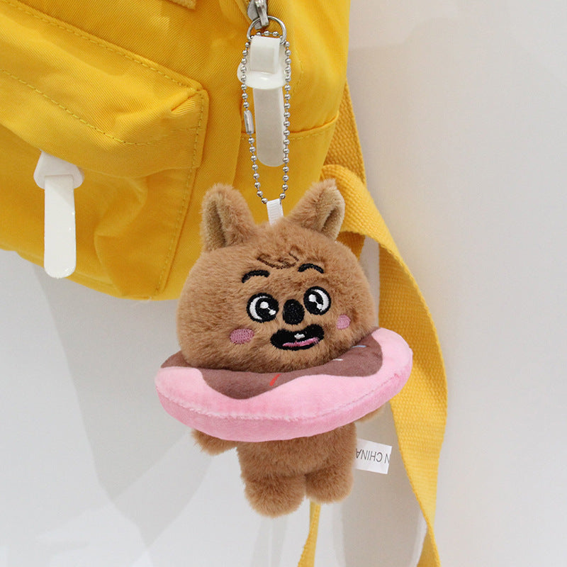 Creative KPOP Cartoon Donut Plush Toy Pendant