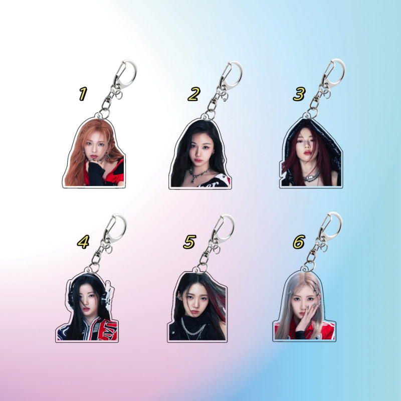 KPOP Girl Group Schoolbag Pendant Keychain