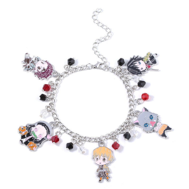 Tanjiro Anime Pendant Bracelet