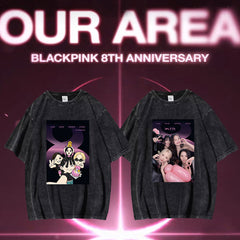 Vintage BP Eighth Anniversary Poster Washed T-shirt