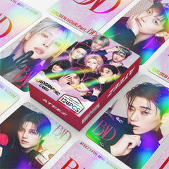 124PCS ATE BAD Holographic Photocard Sticker