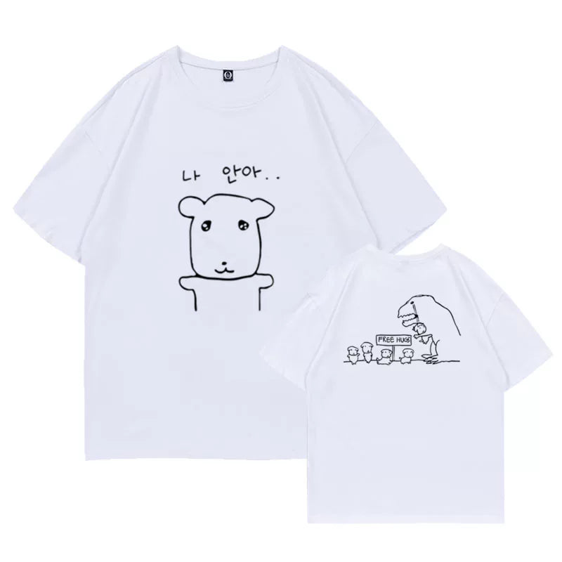 Haewon BAE Round Neck Printed T-shirt
