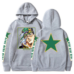 Unisex Casual Jojo Cosplay Relaxed Hoodie