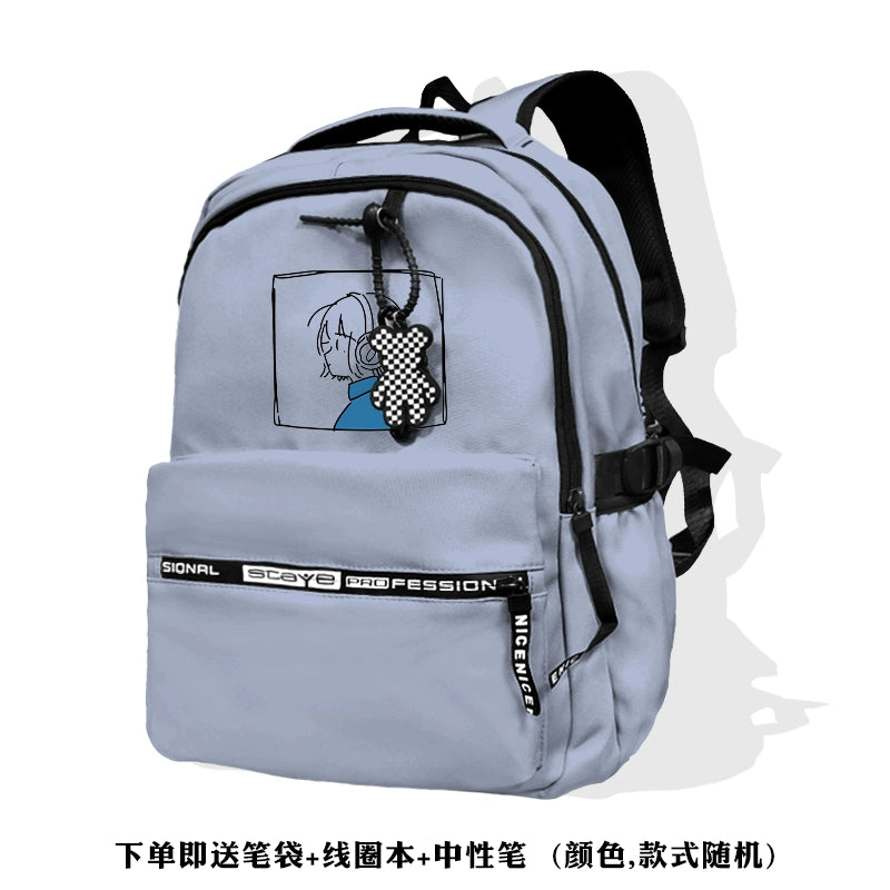 Chic Anime Backpack Outdoor Schoolbag