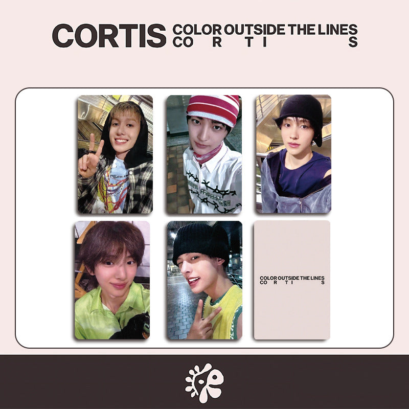 KPOP "COLOR OUTSIDE THE LINES" Bonus Photocard