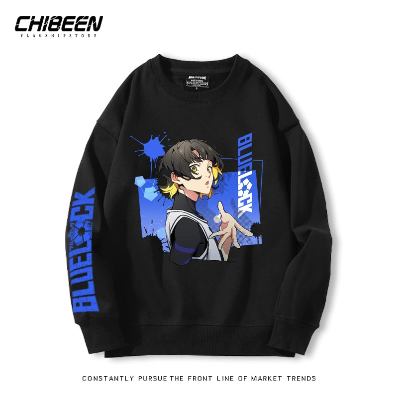 Cute Anime Graphic Crew Neck Sweatshirt