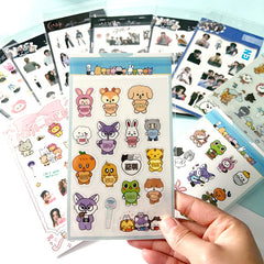 KPOP Creative Luggage Stickers 2pcs