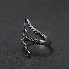 Retro Punk Style Octopus Ring