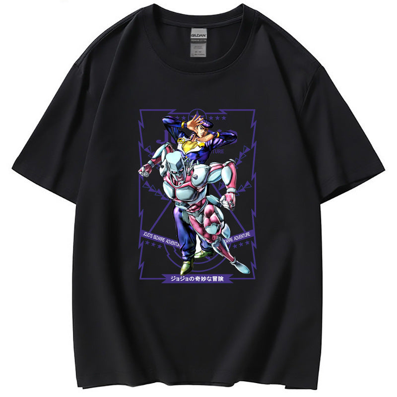 Unisex Jojo Graphic Print Loose T-shirt