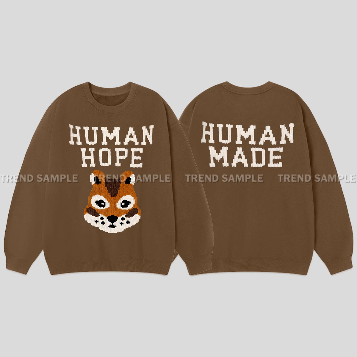 J-HOPE HUMAN HOPE Printed Crew Neck Sweatshirt