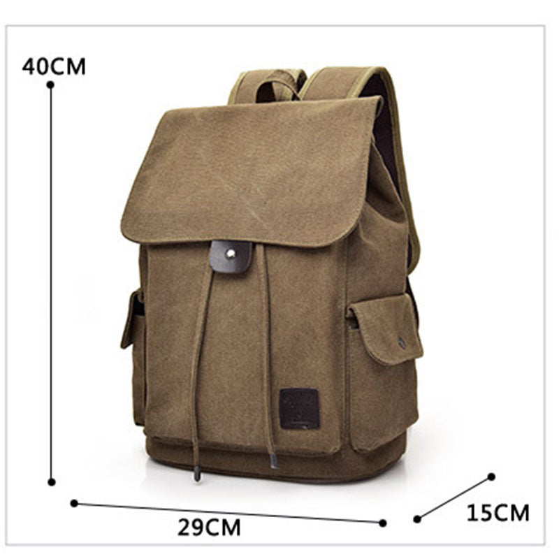 Vintage Anime Canvas Backpack