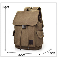 Vintage Anime Canvas Backpack