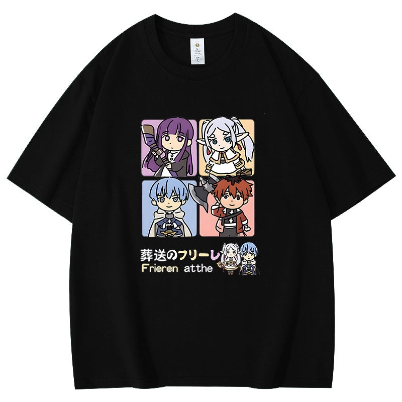 Women's Anime Cotton Short-sleeved T-shirt