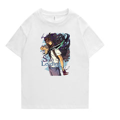 Cool Anime Print Short-sleeved T-shirt