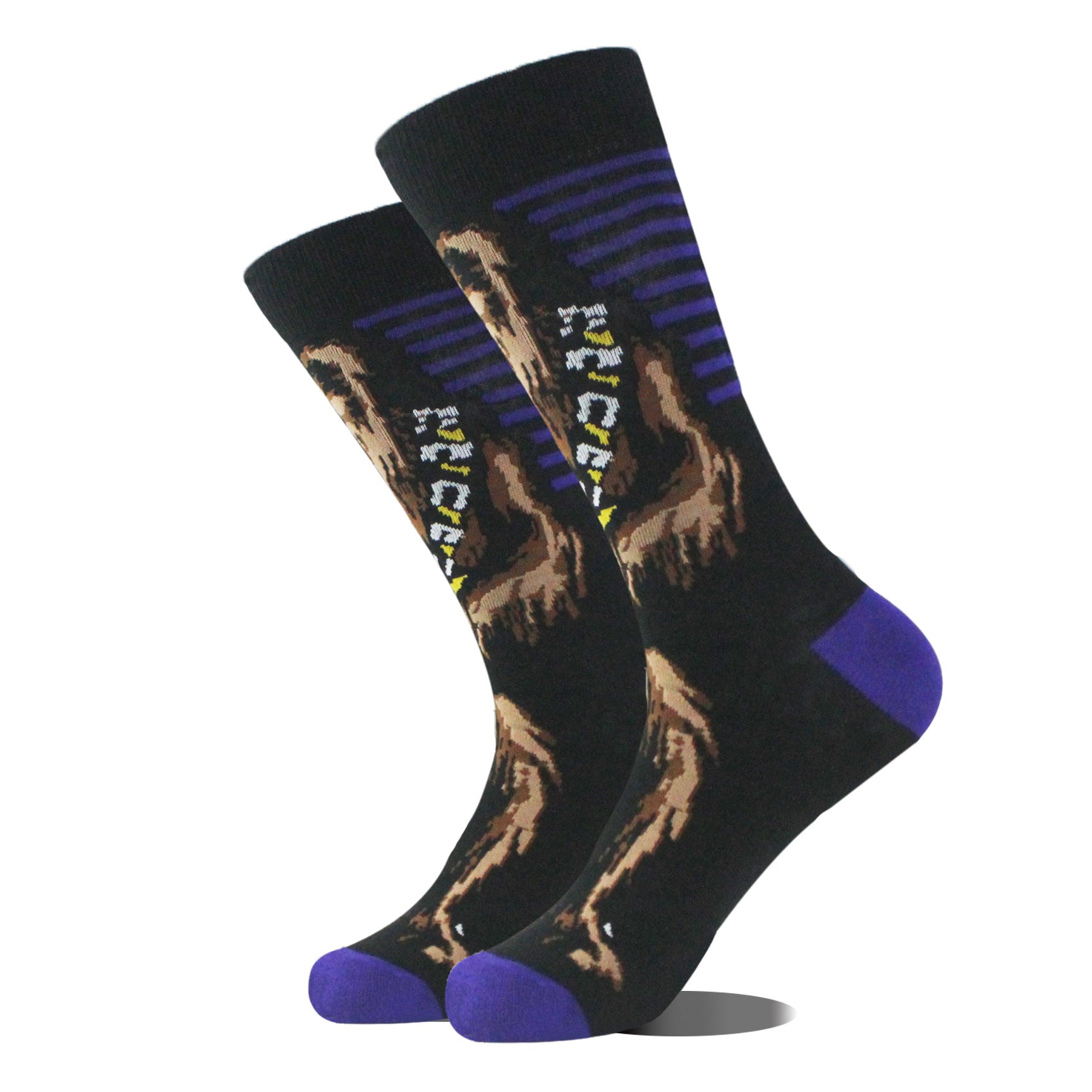 Casual Men's Comic Mid Length Socks