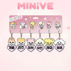 IVE "MINIVE" Name Tag Acrylic Keychain