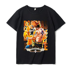 Casual Unisex Luffy Printed Short-sleeved Loose T-shirt