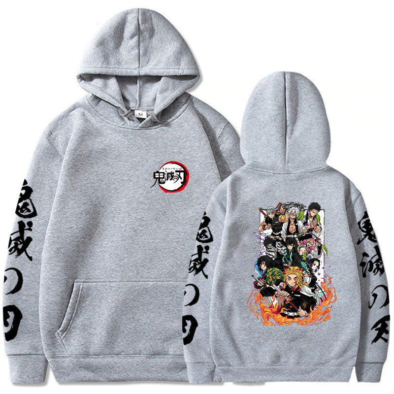 Unisex Anime Rengoku Kyoujurou Loose Hoodie