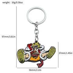 Trendy Anime Luffy Keychain Pendant