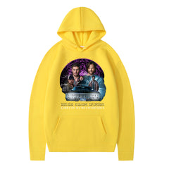 Casual Tv Character Print Pullover Hoodie