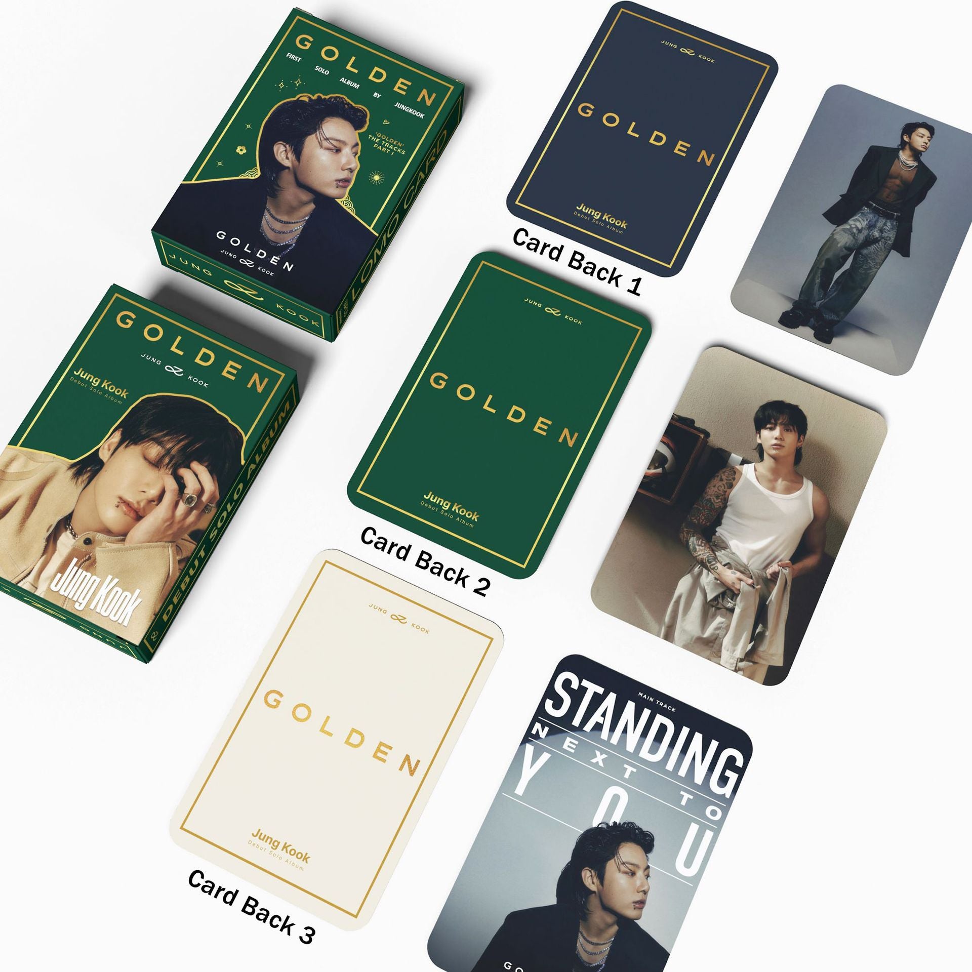 Golden Album Photocards First Solo Album Photo Cards Kpop Lomo Card Set