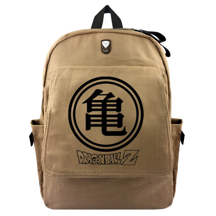 Trendy Anime Goku Canvas Backpack